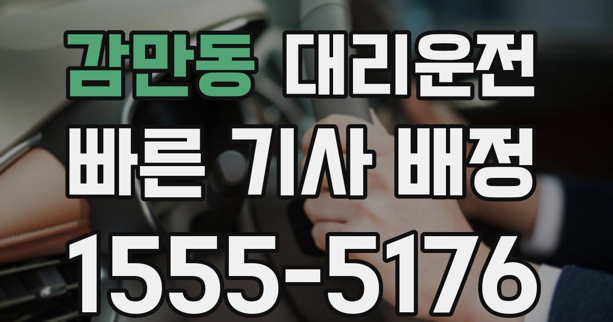 일일대리기사