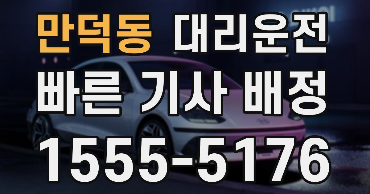 일일대리기사