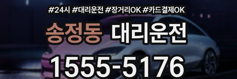 송정동 대리운전