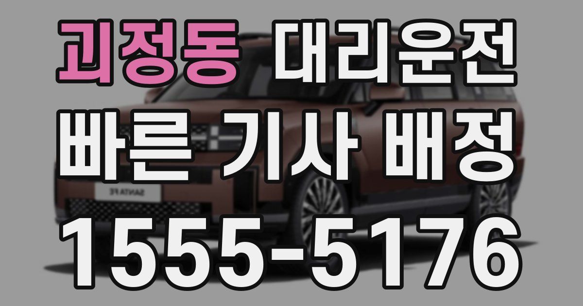 일일대리기사