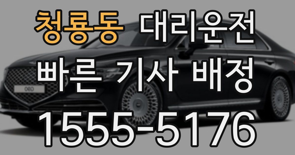 일일대리기사