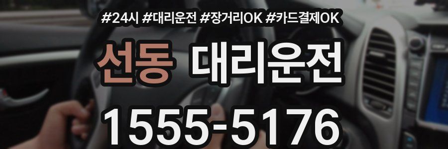 선동 대리운전