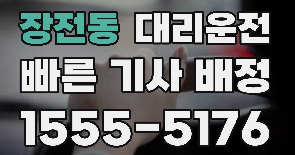 일일대리기사