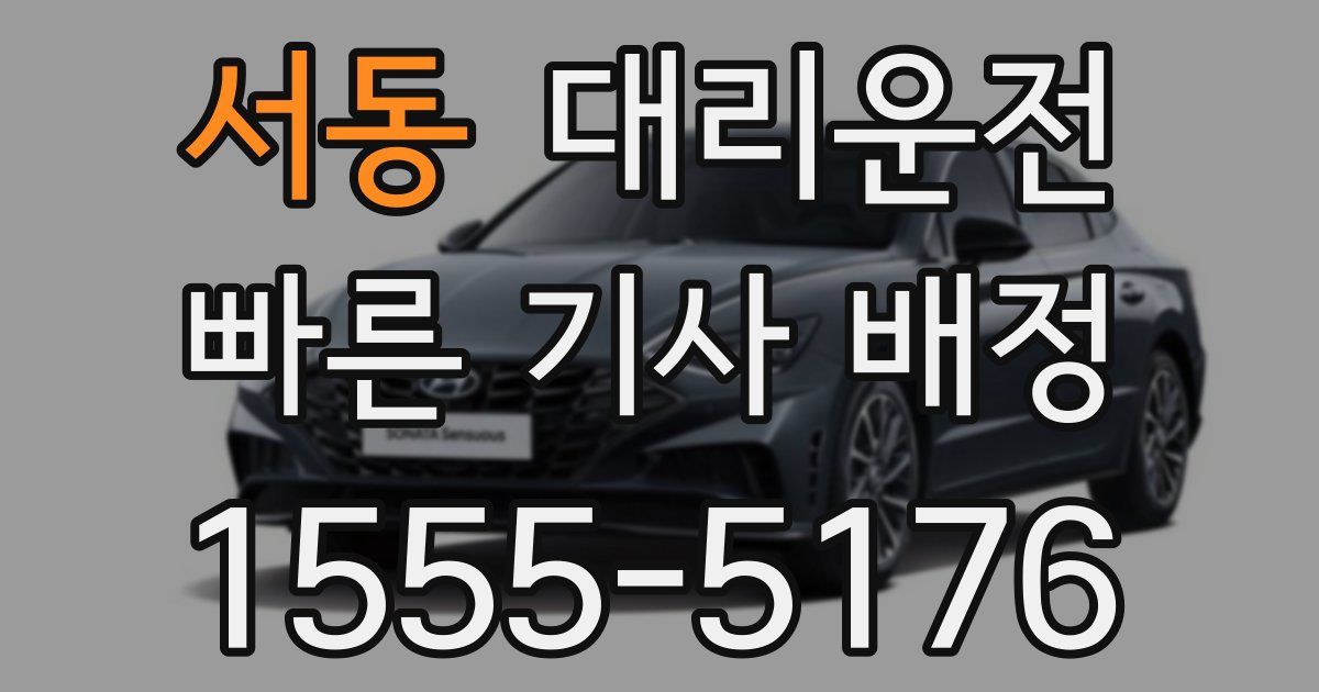 일일대리기사