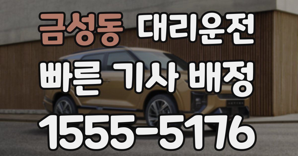 일일대리기사