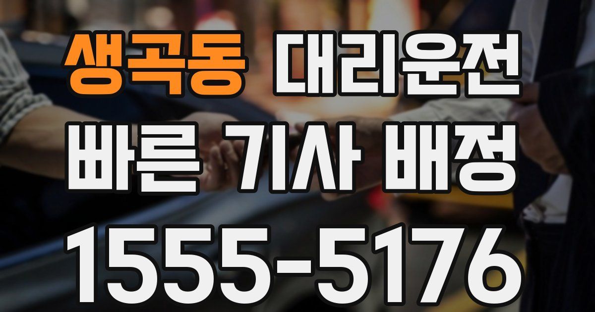 일일대리기사