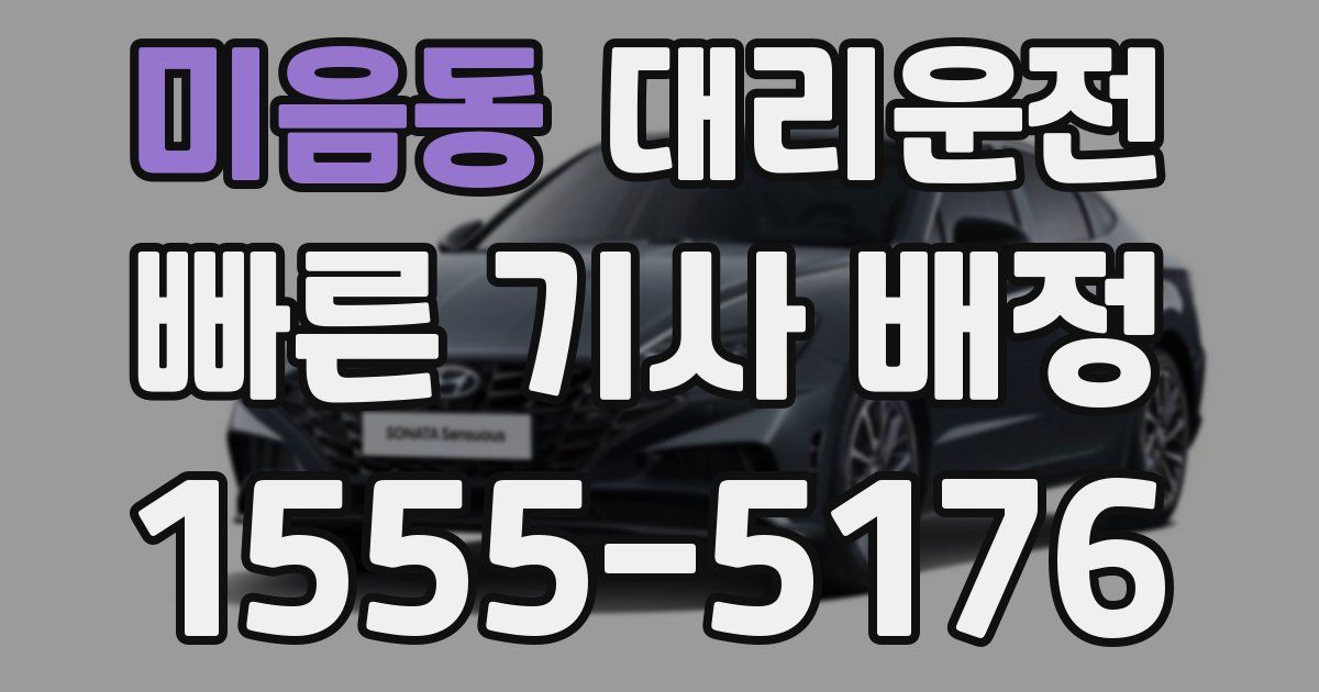 일일대리기사
