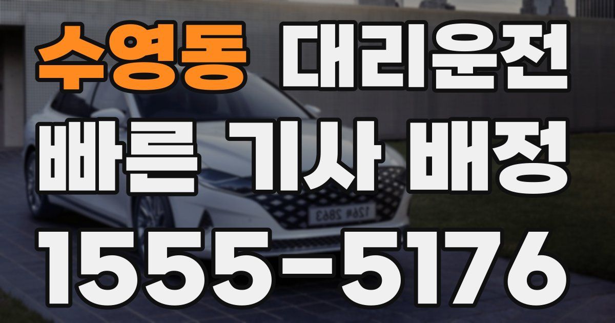 일일대리기사