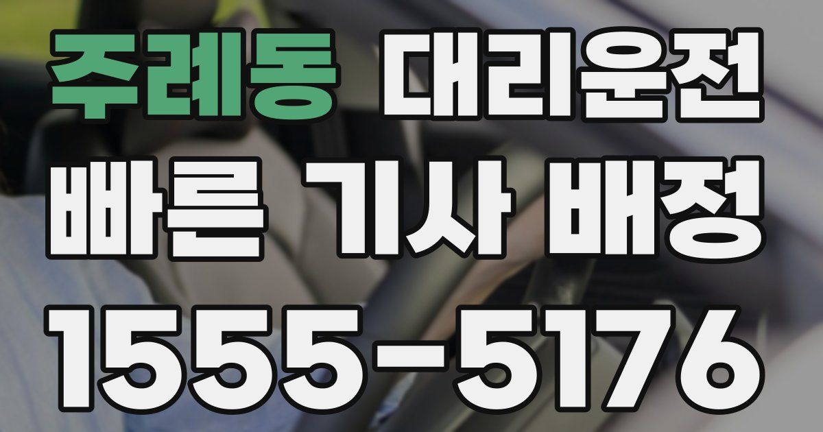 일일대리기사