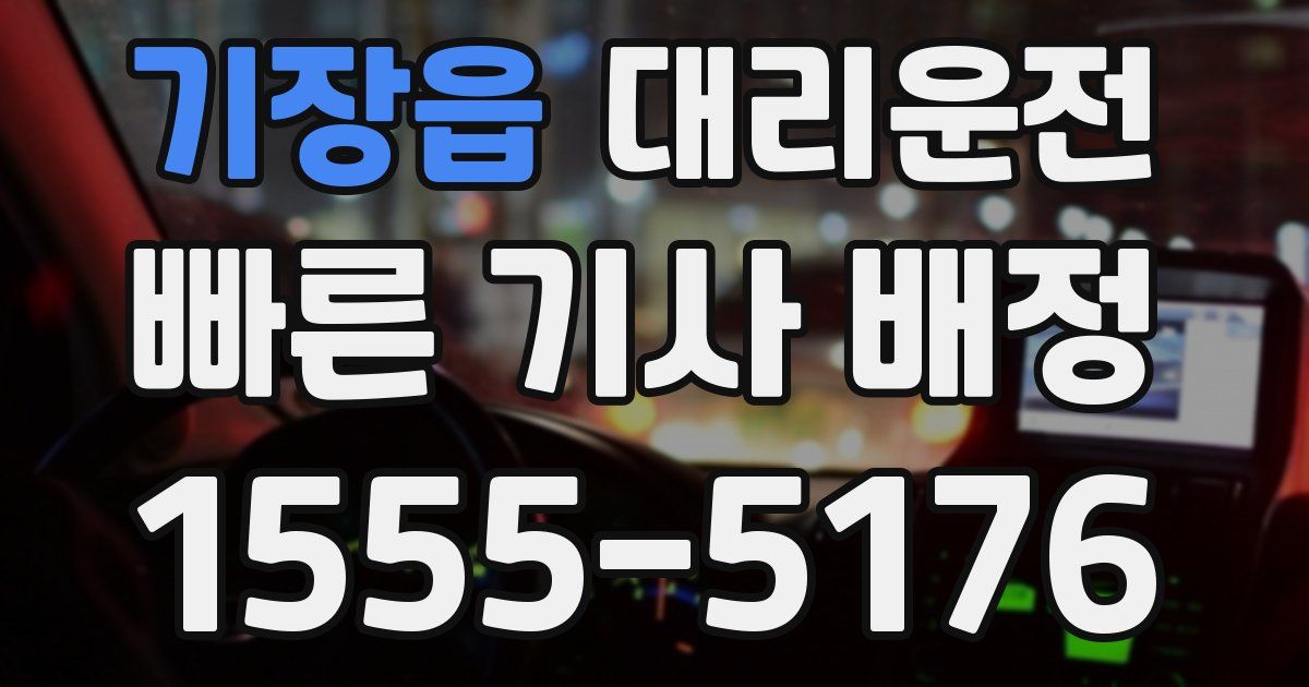 일일대리기사