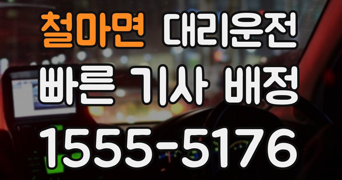 일일대리기사