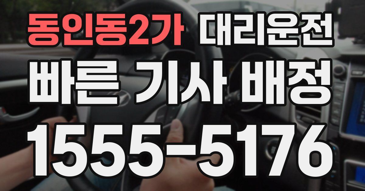 일일대리기사