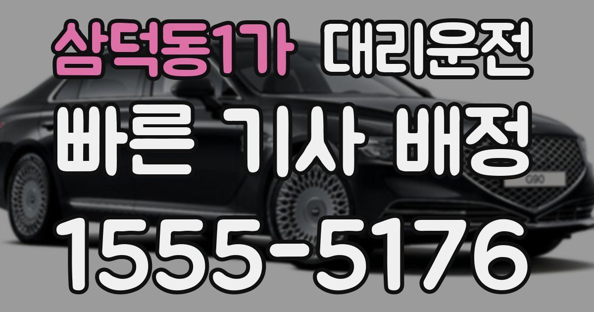 일일대리기사