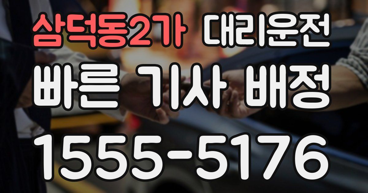 일일대리기사