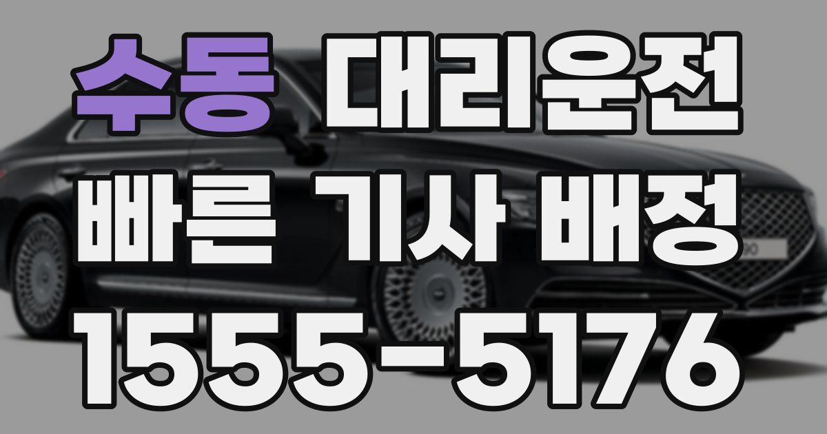 일일대리기사
