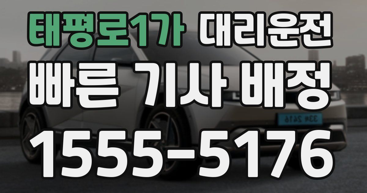 일일대리기사