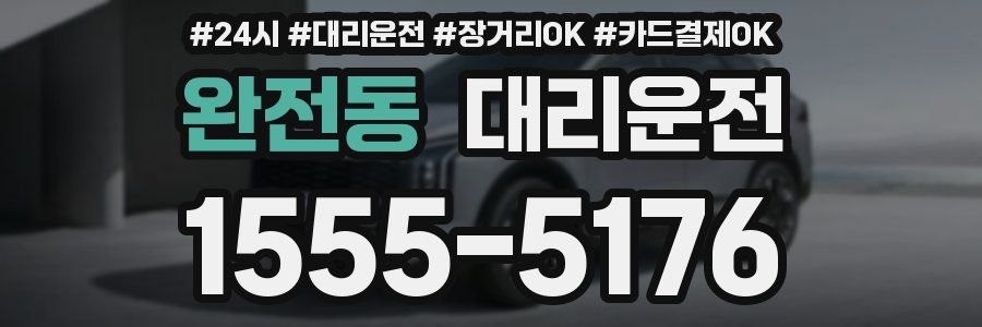 완전동 대리운전
