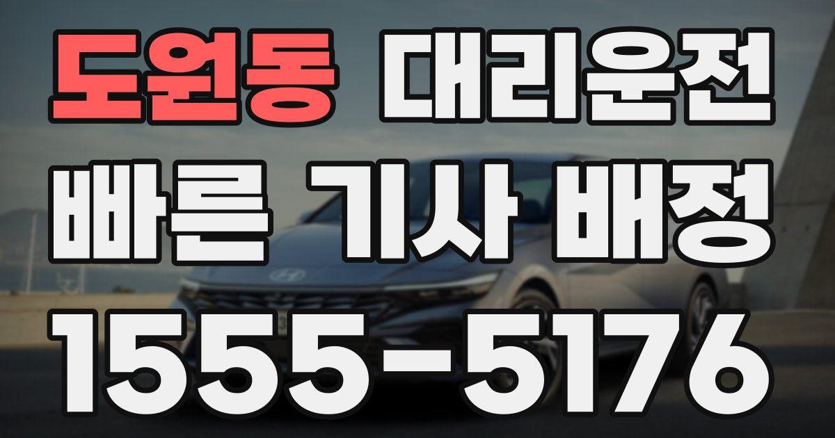 일일대리기사