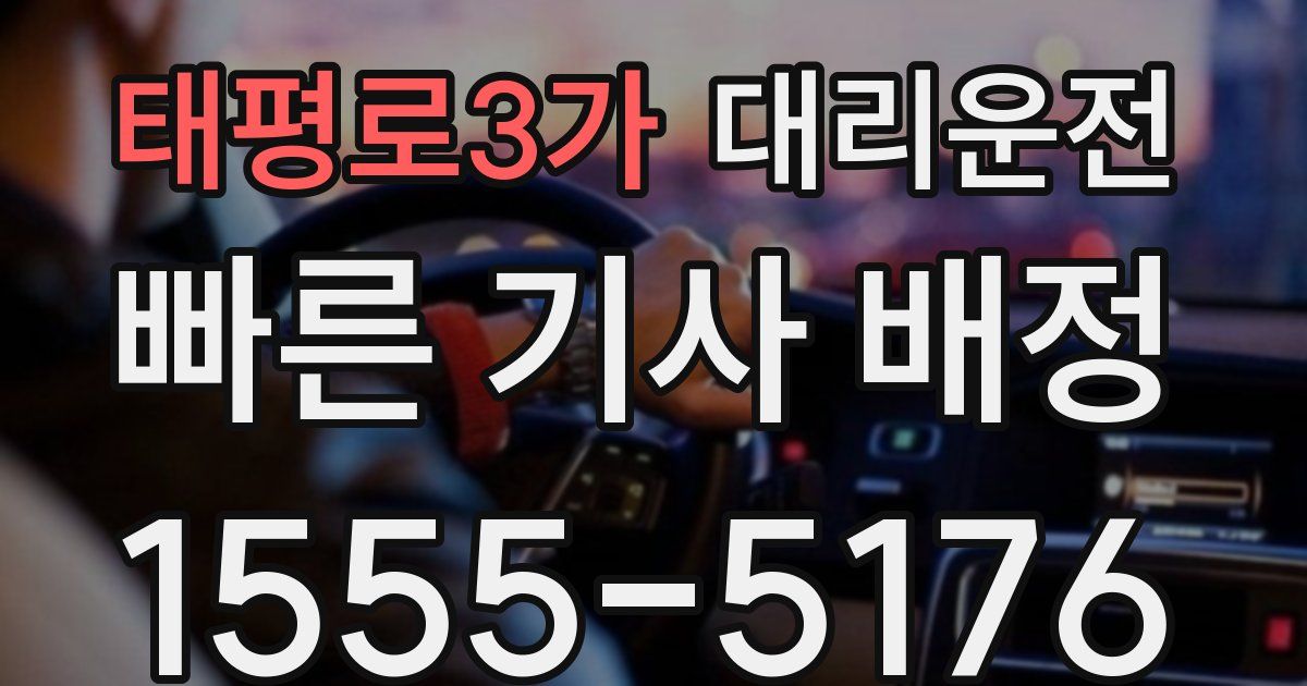 일일대리기사