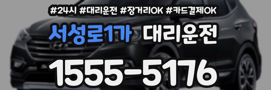 서성로1가 대리운전