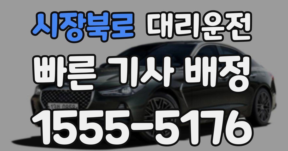 일일대리기사