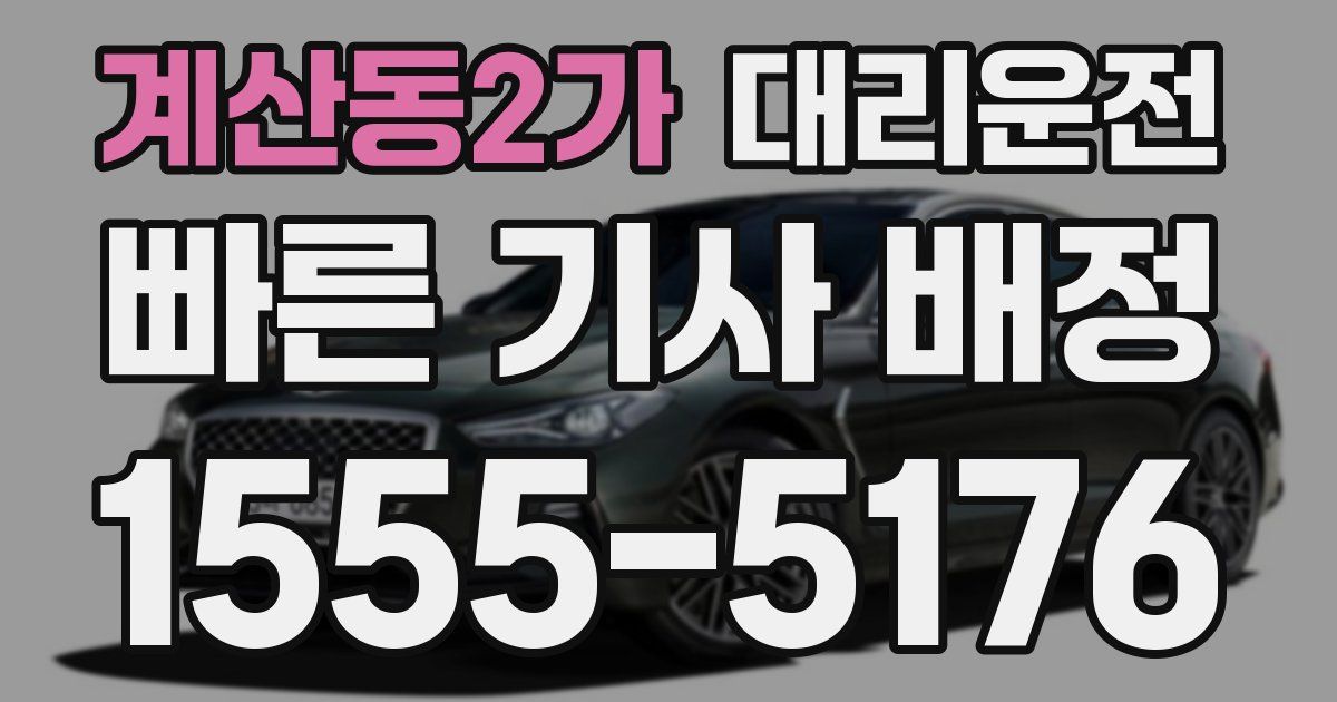 일일대리기사