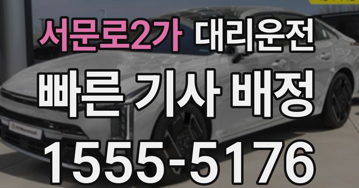 일일대리기사