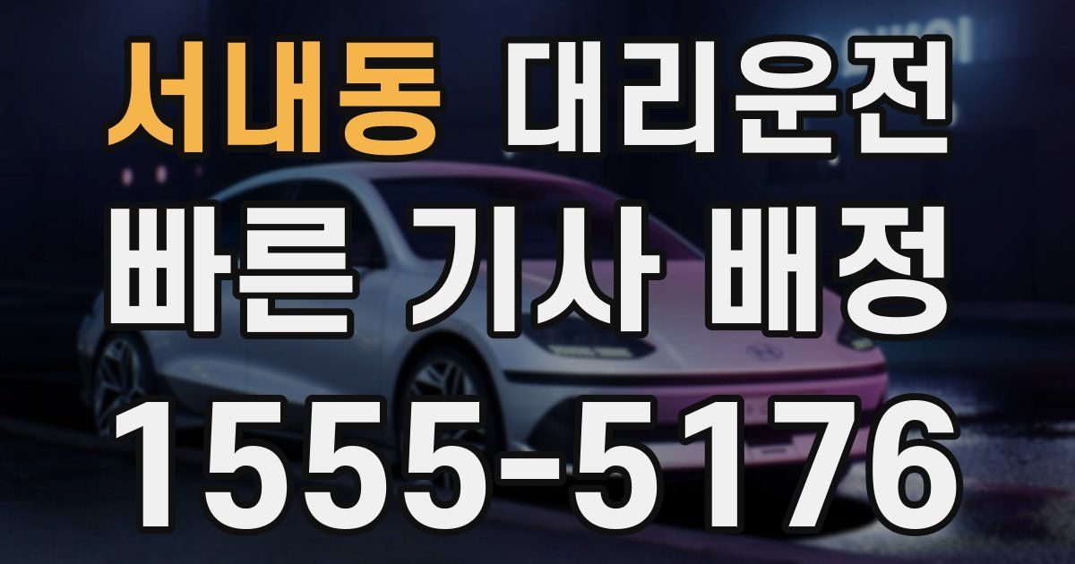 일일대리기사