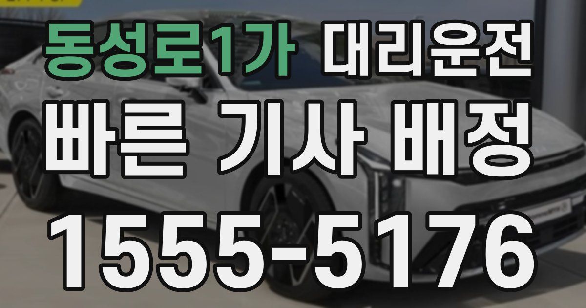 일일대리기사