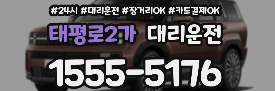 태평로2가 대리운전