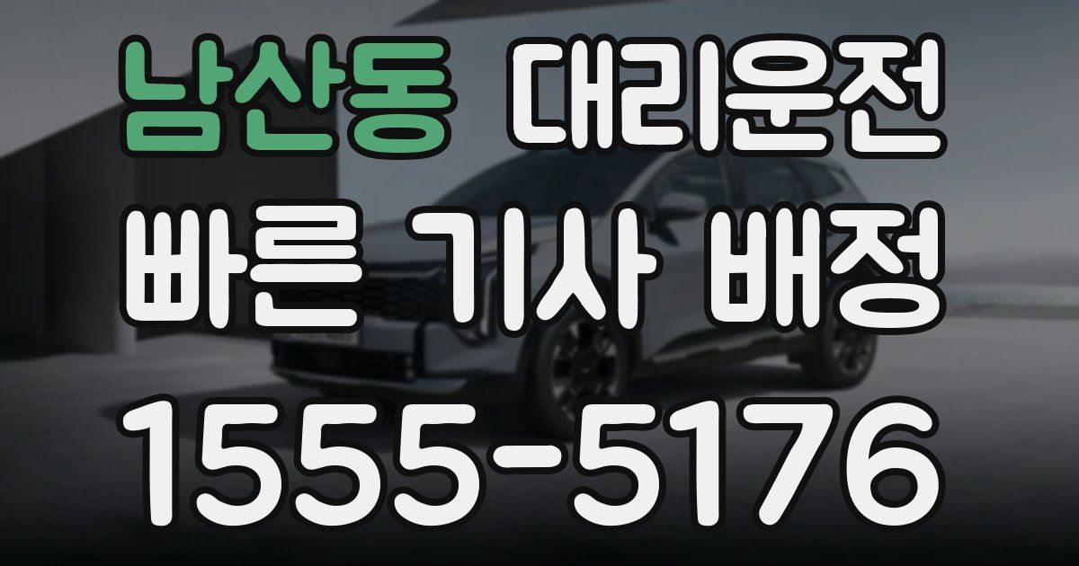 일일대리기사