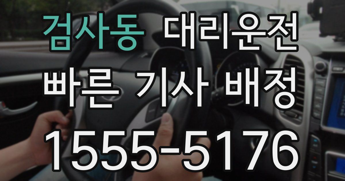 일일대리기사