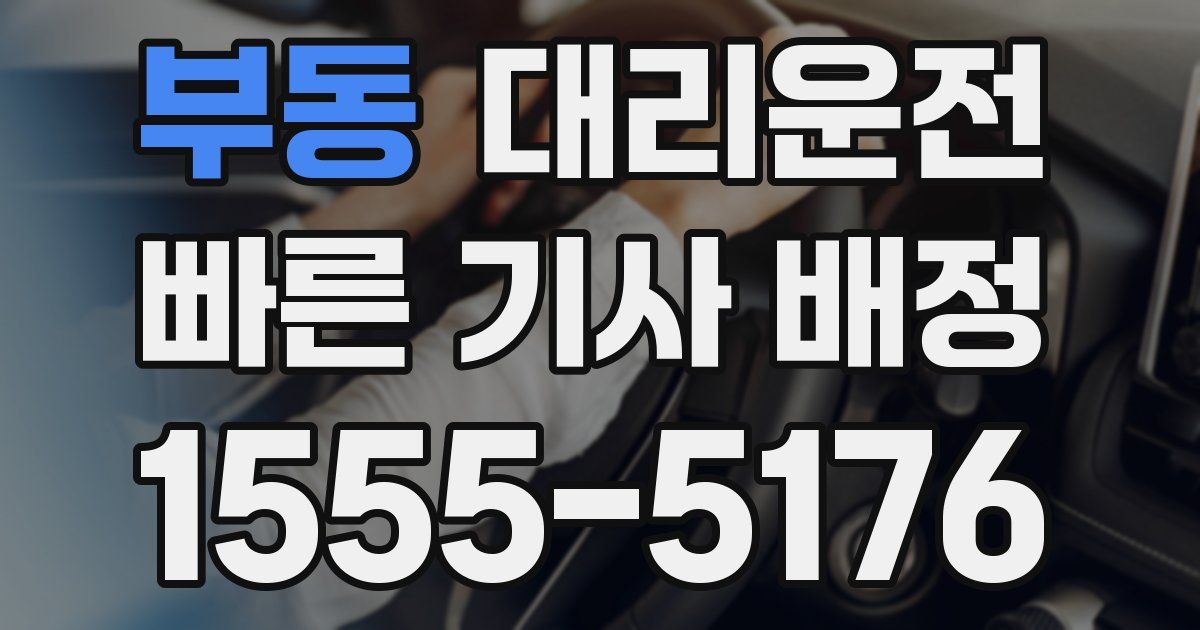 일일대리기사