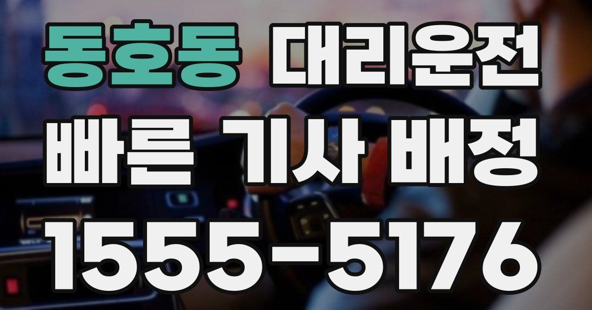 일일대리기사