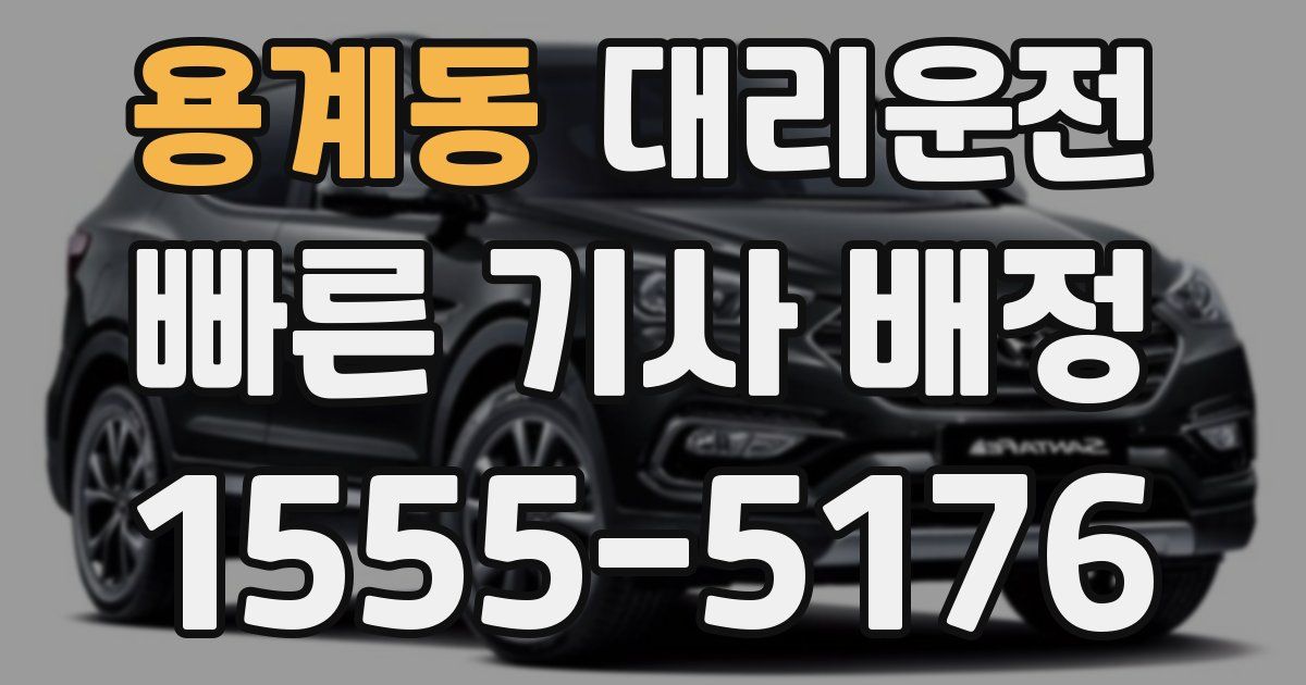 일일대리기사