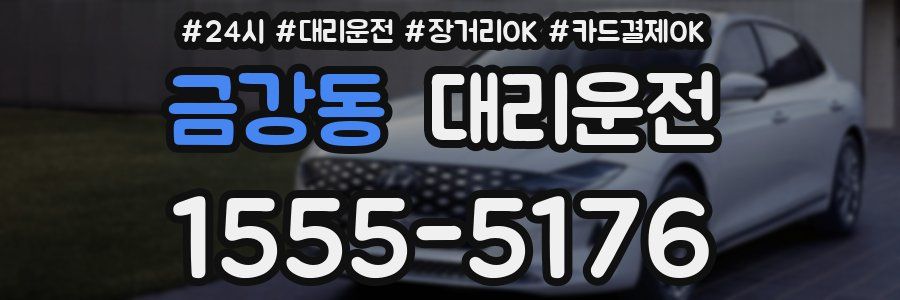 금강동 대리운전