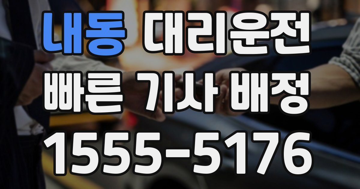 일일대리기사