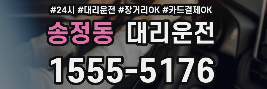송정동 대리운전
