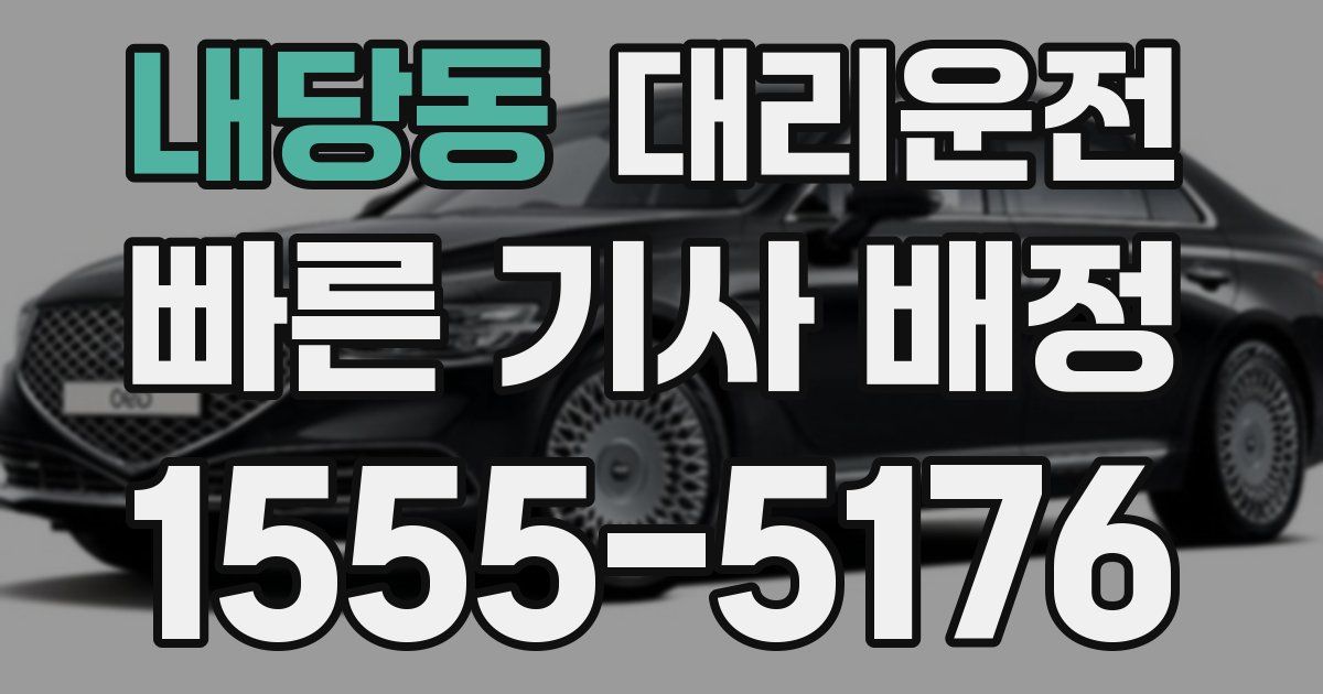 일일대리기사