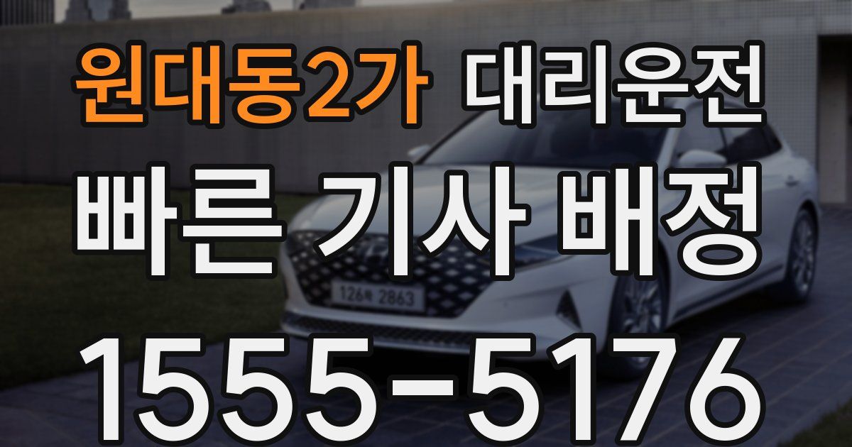 일일대리기사