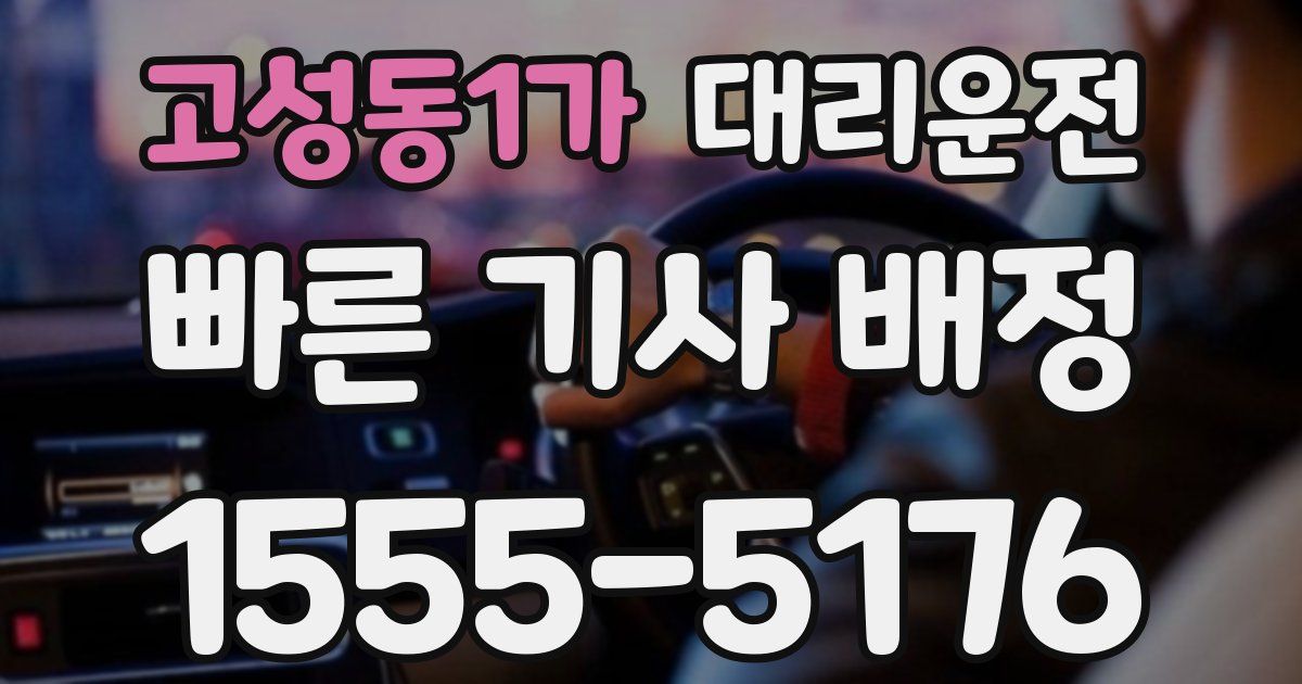 일일대리기사