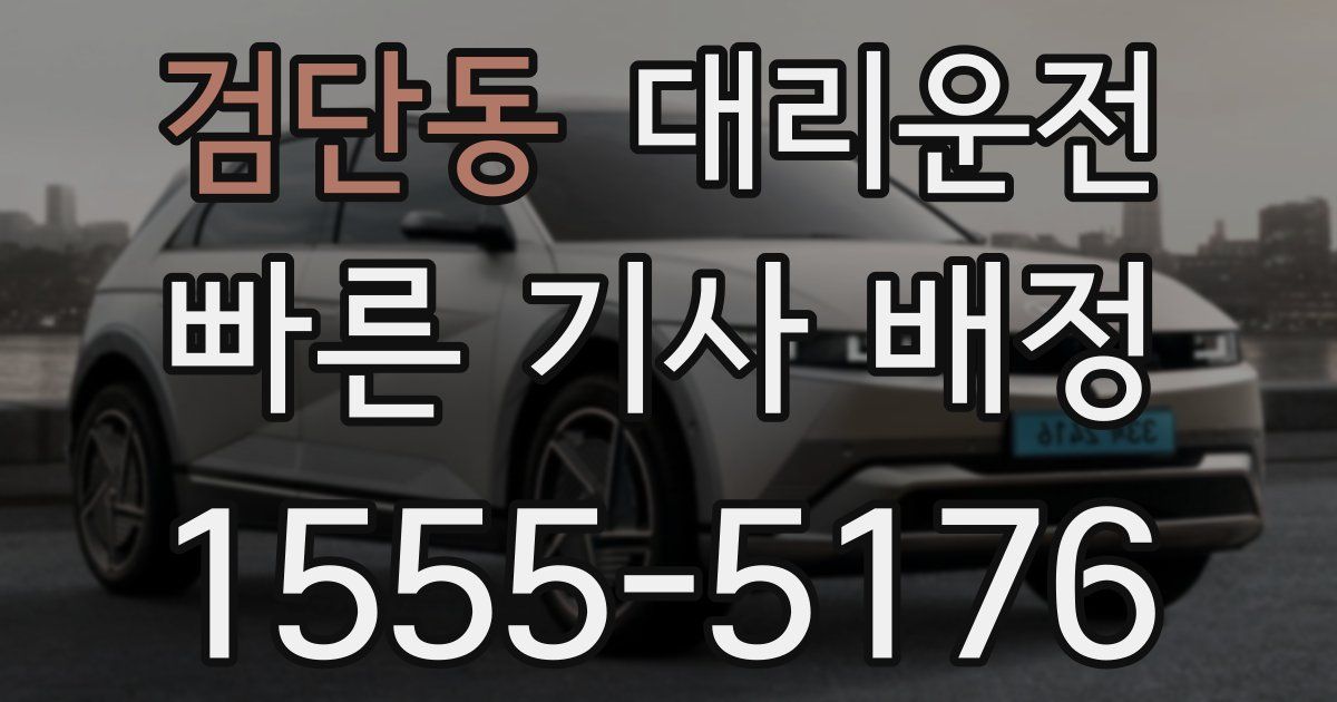 일일대리기사