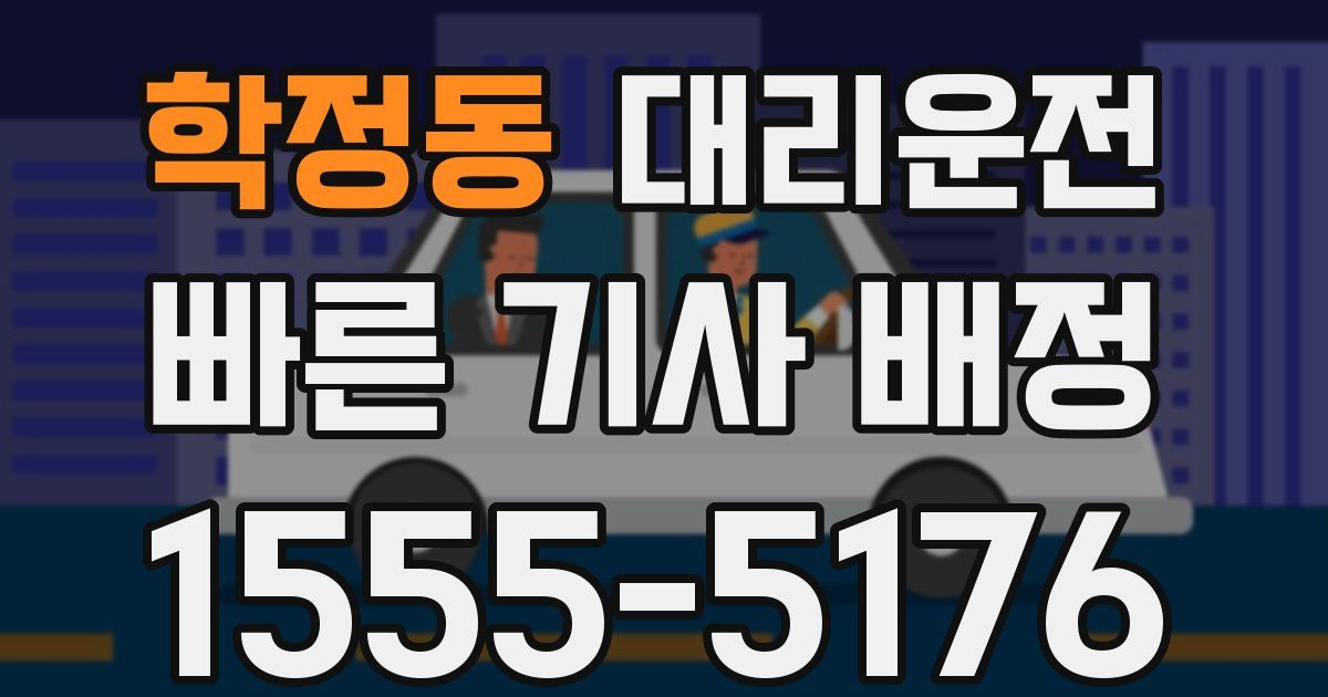 일일대리기사