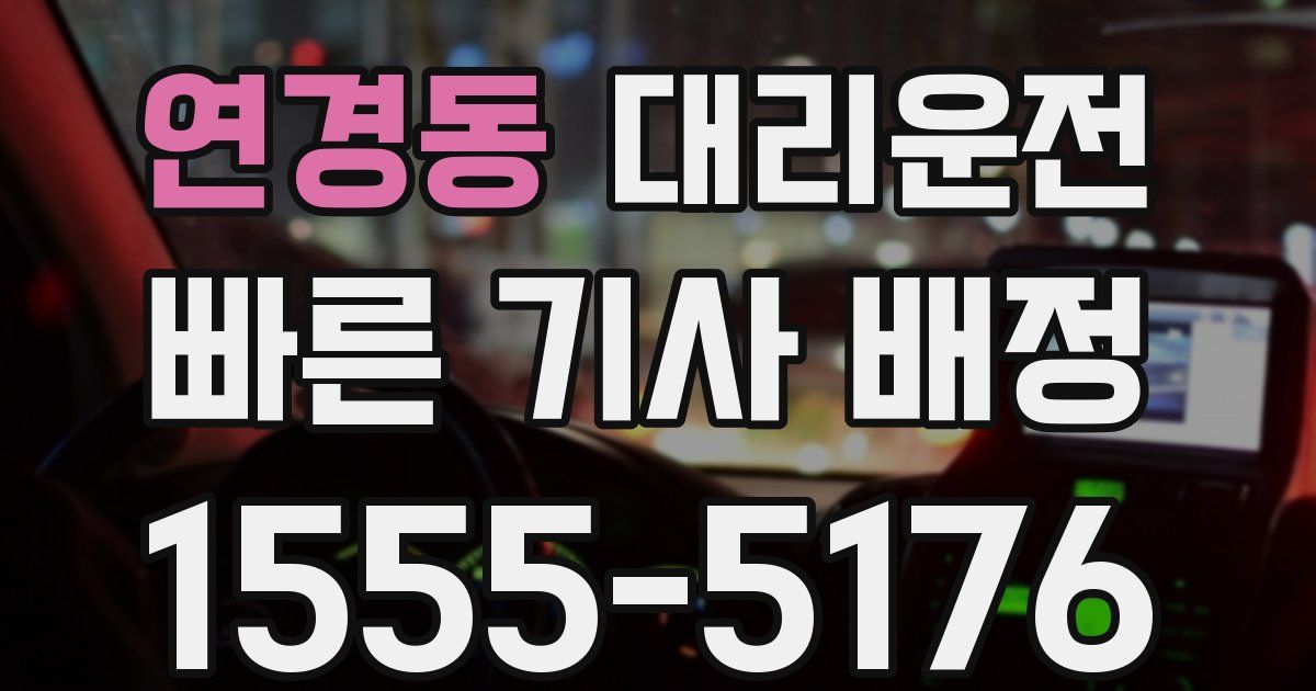 일일대리기사