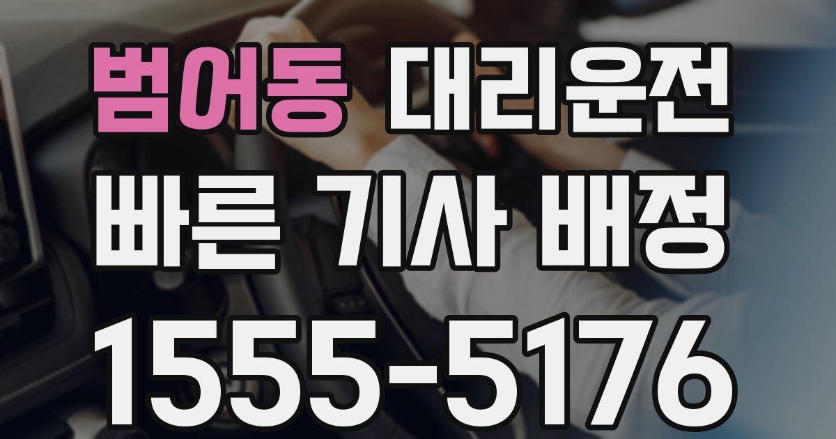 일일대리기사
