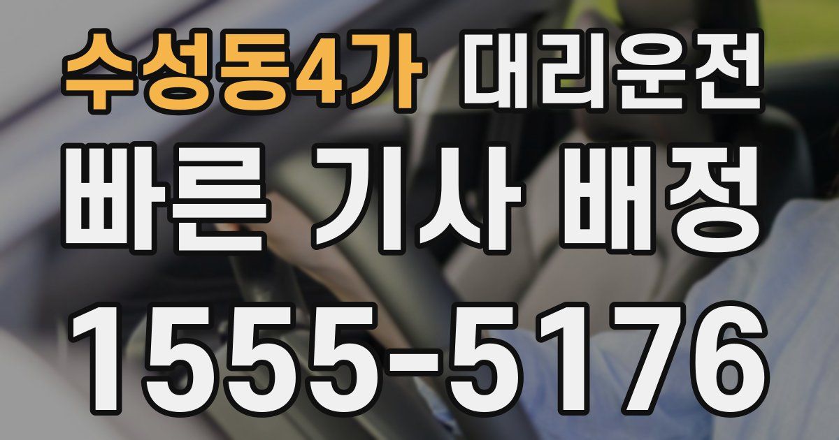 일일대리기사