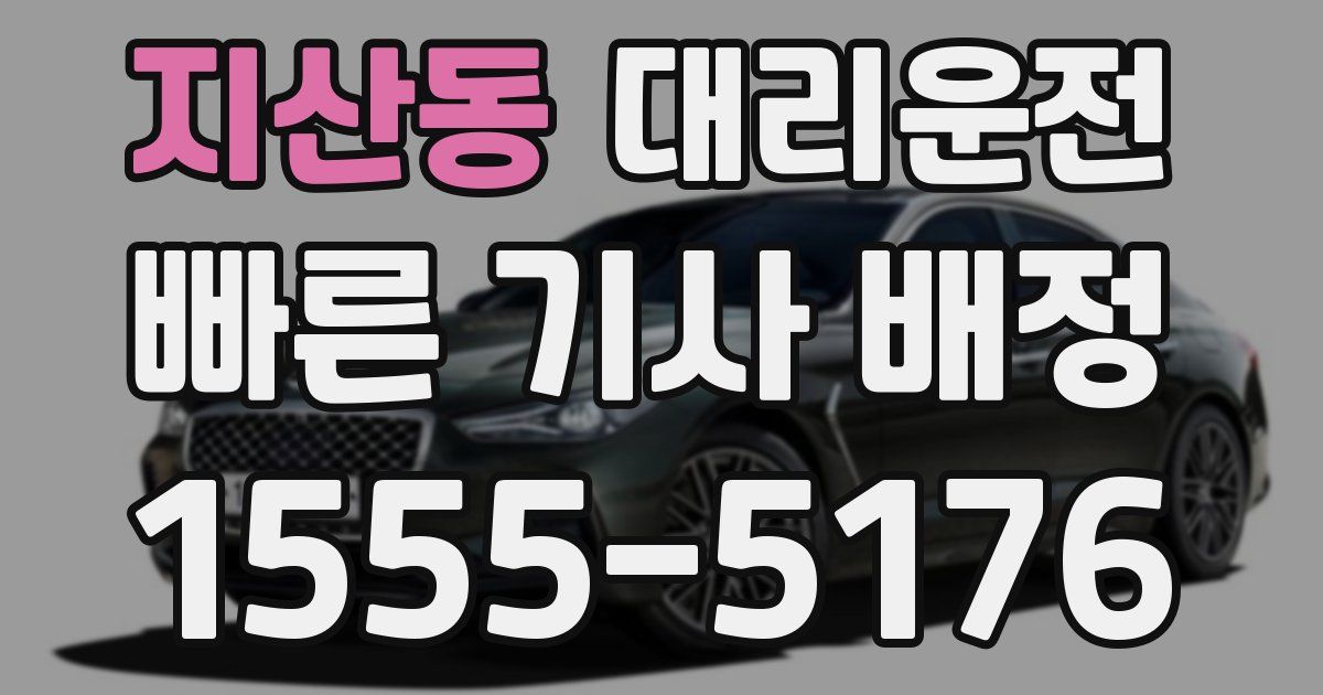 일일대리기사