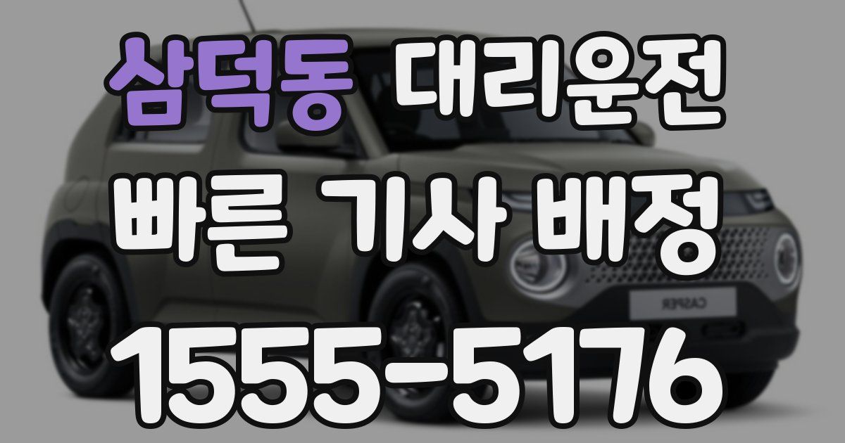 일일대리기사