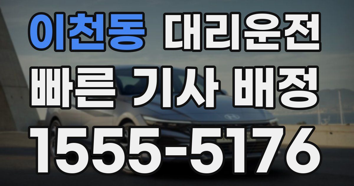 일일대리기사