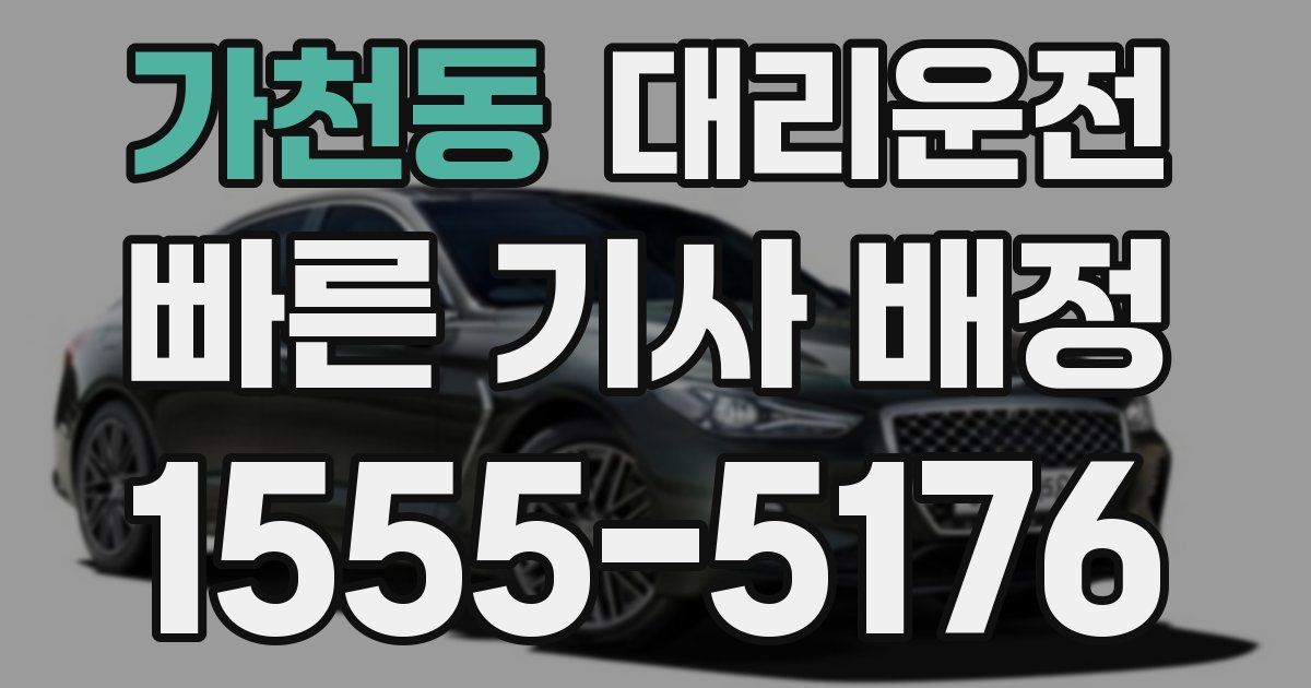 일일대리기사